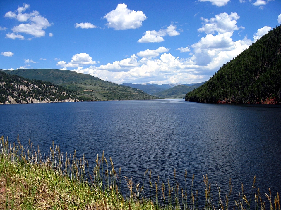 Ruedi Reservoir landscape in Basalt, Colorado