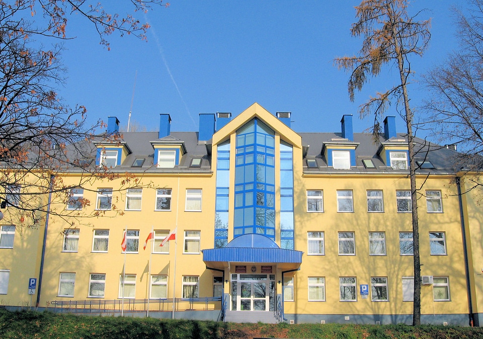 County administration building in Starachowice, Poland