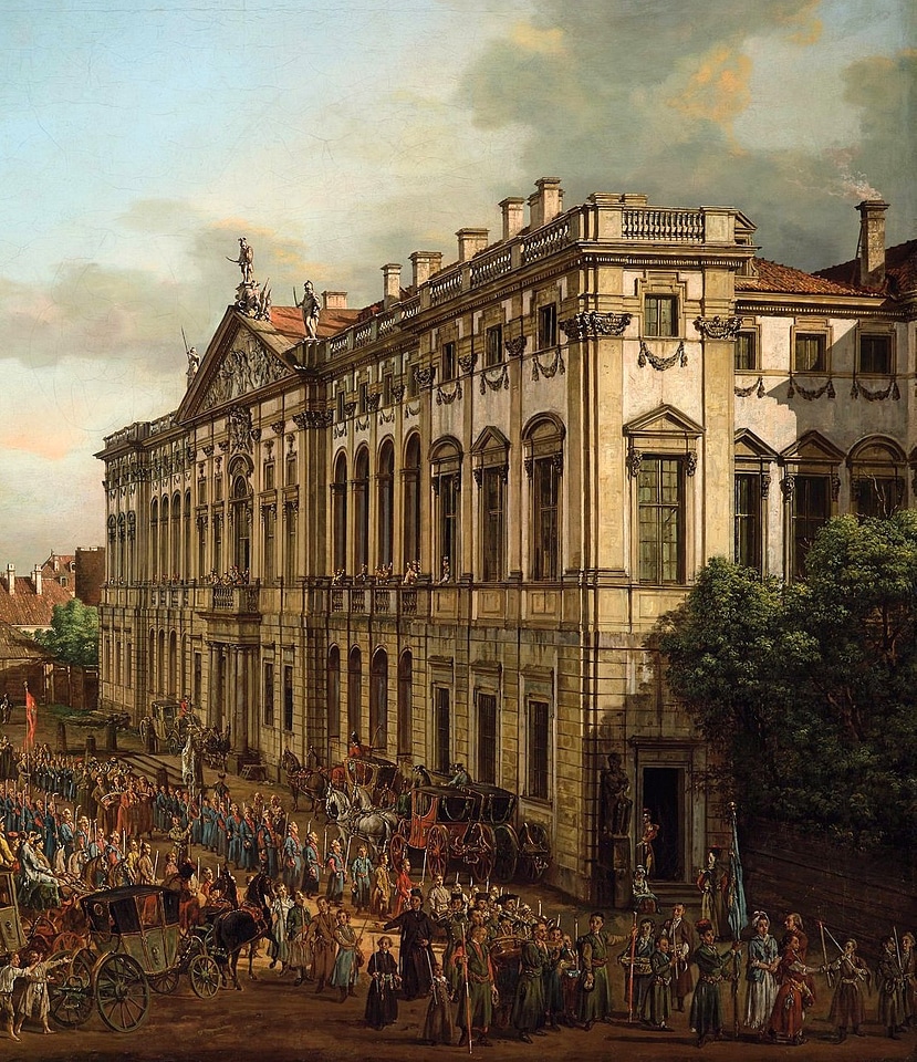  Krasinski Palace in Warsaw in 1770