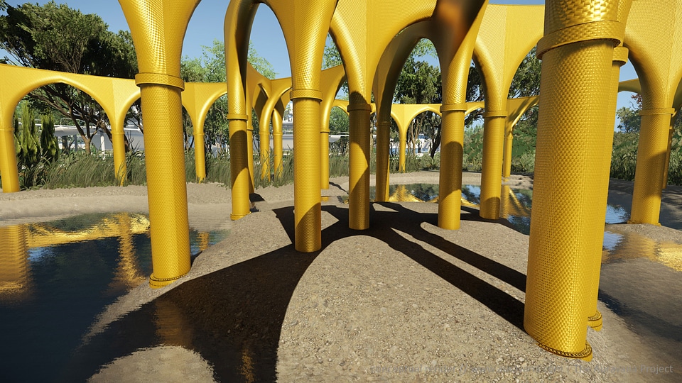 Golden Arches of Auravana circular city project