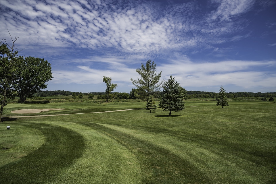 Golf Course Landscape on the Sugar River State Trail