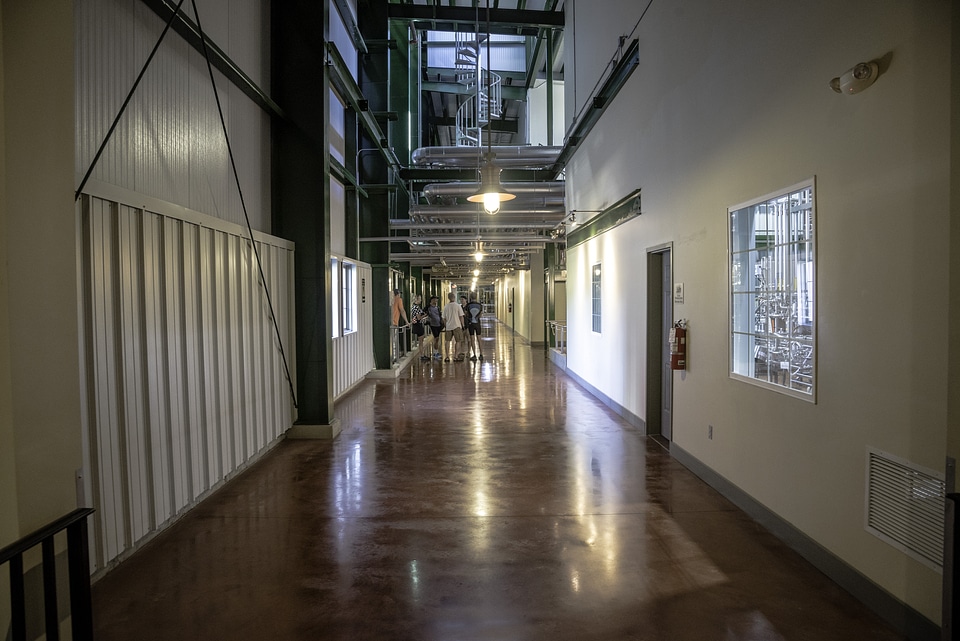 Lighted Halls of New Glarus Brewery, Wisconsin