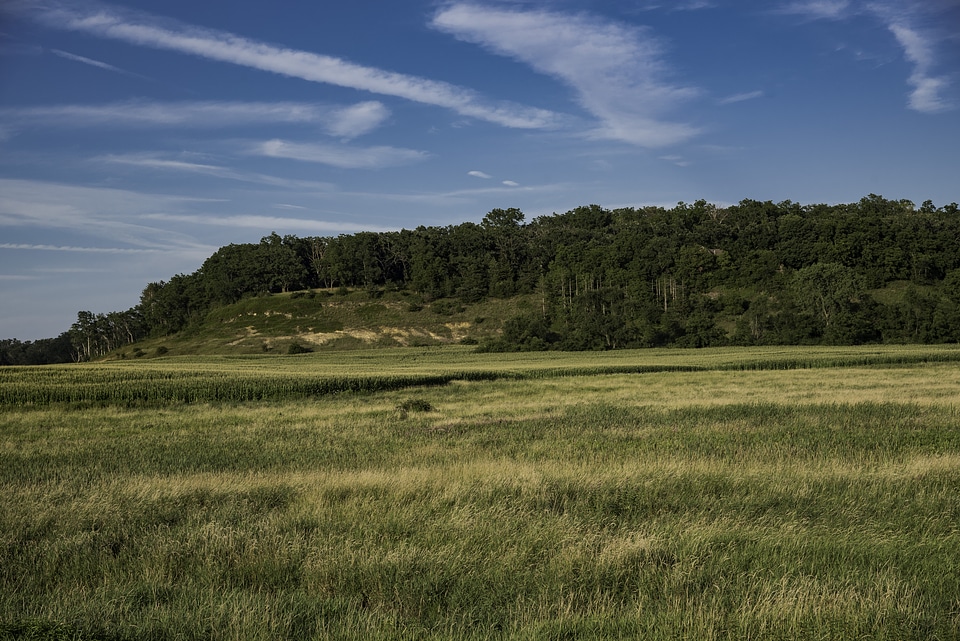 Landscape and Sky around New Glarus, Wisconsin