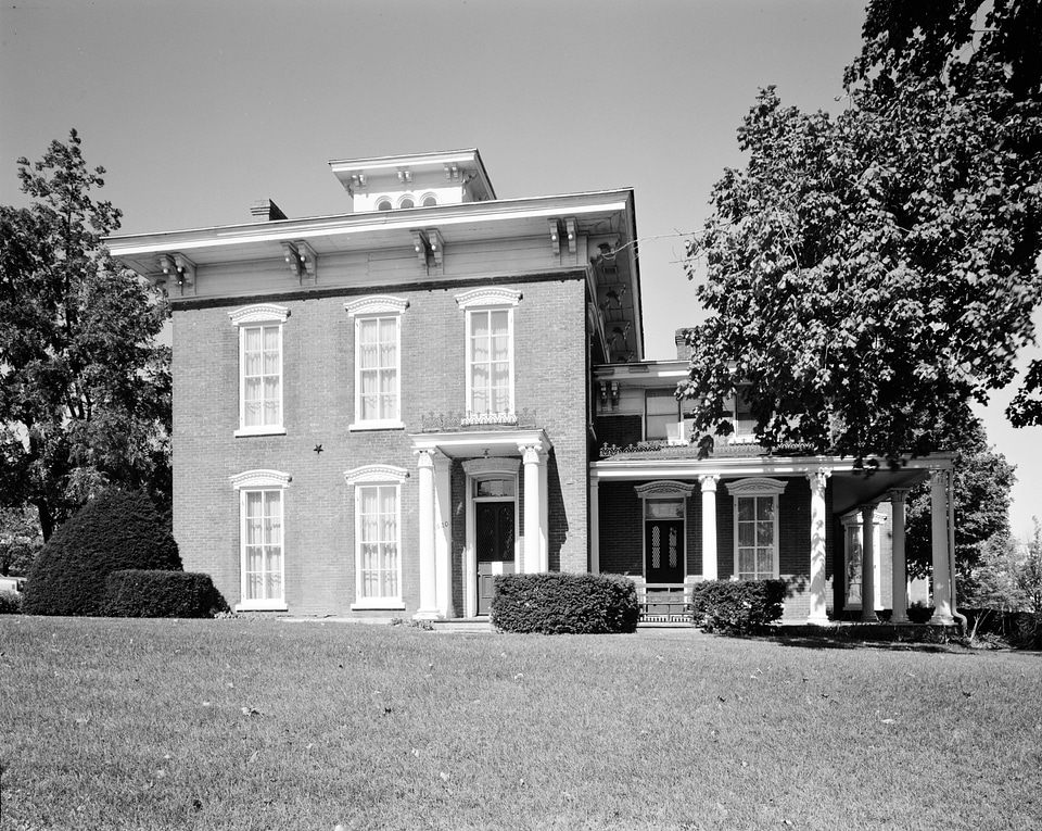 Rensselaer Russell House in 1973 in Waterloo, Iowa