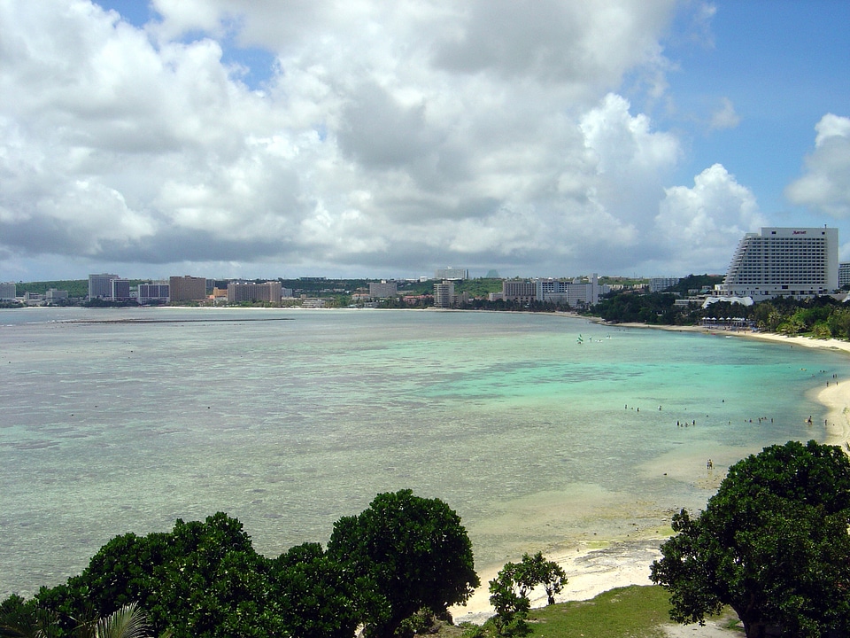 City Towers on the coastline in Guam
