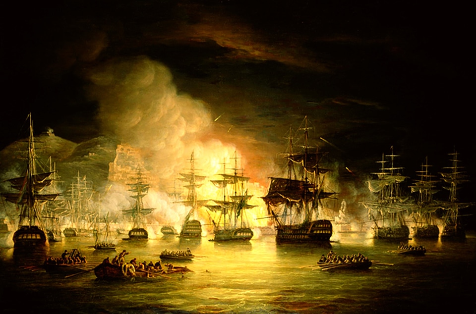 Bombardment of Algiers in 1816 in Algeria