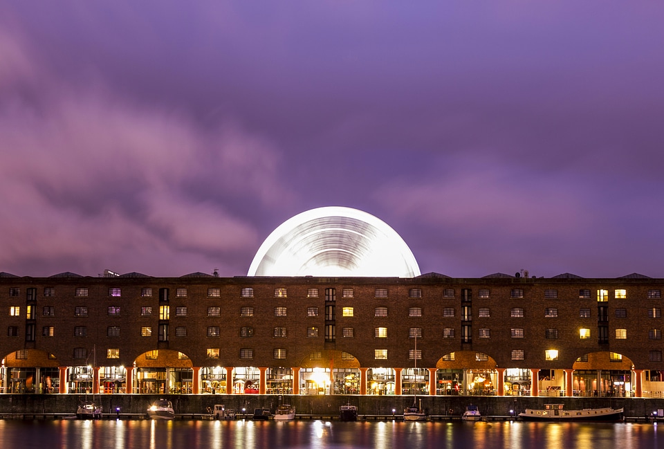 Albert Dock Building in Liverpool, England