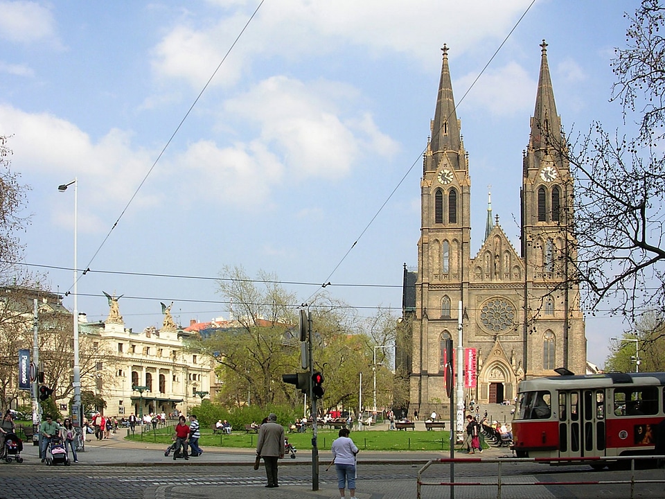 Náměstí Míru in Prague, Czech Republic