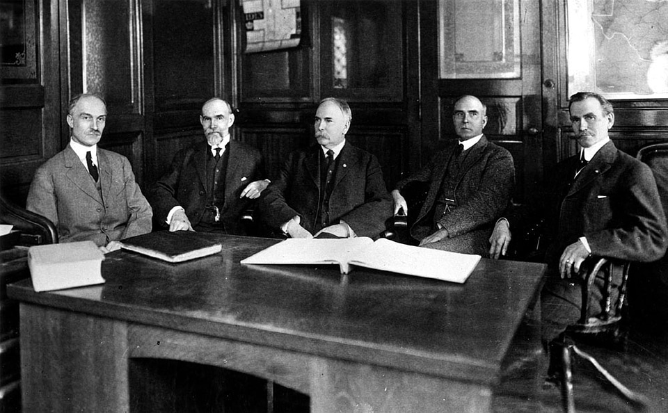 Ball Brothers with other industrialists 