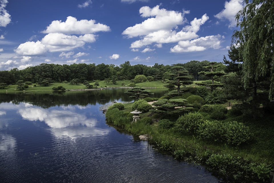 Sky, Clouds over the Japanese Gardens