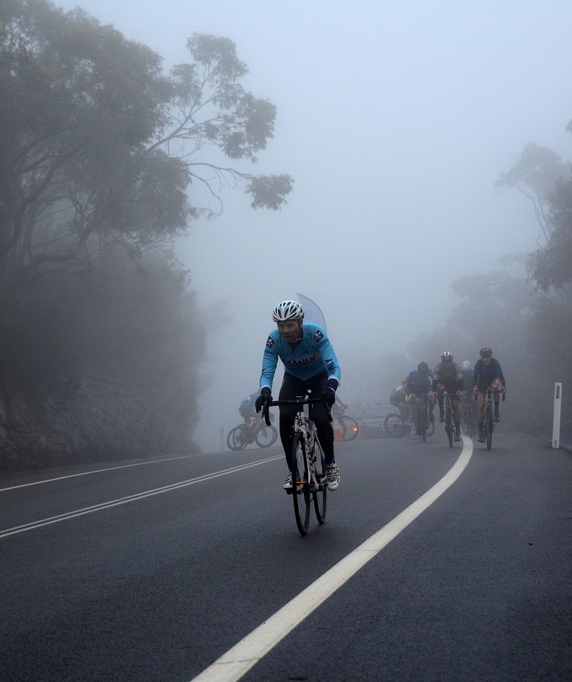 Cycling out of the mist