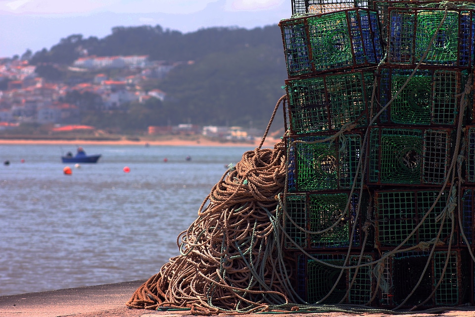 Mar fishing cages