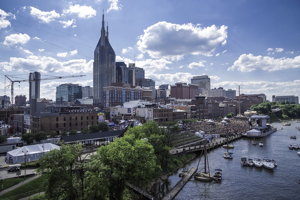 Skyline and Cityscape of Nashville