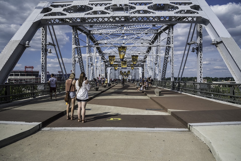 View of the Bridge in Nashville