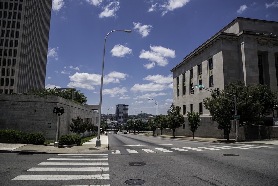 Street photography under the skies in Nashville, Tennessee