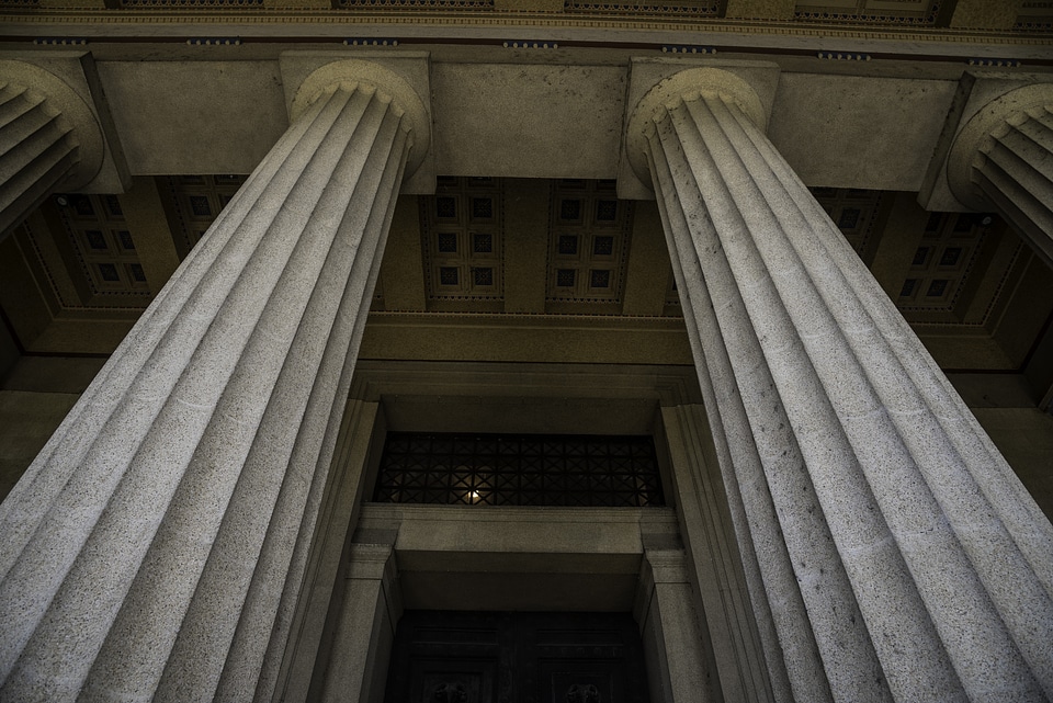 Two Giant Columns of the Parthenon, Nashville