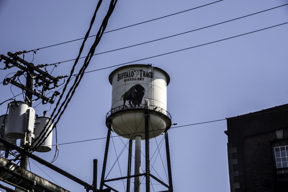 Buffalo Trace Distillery Water Tower in Kentucky