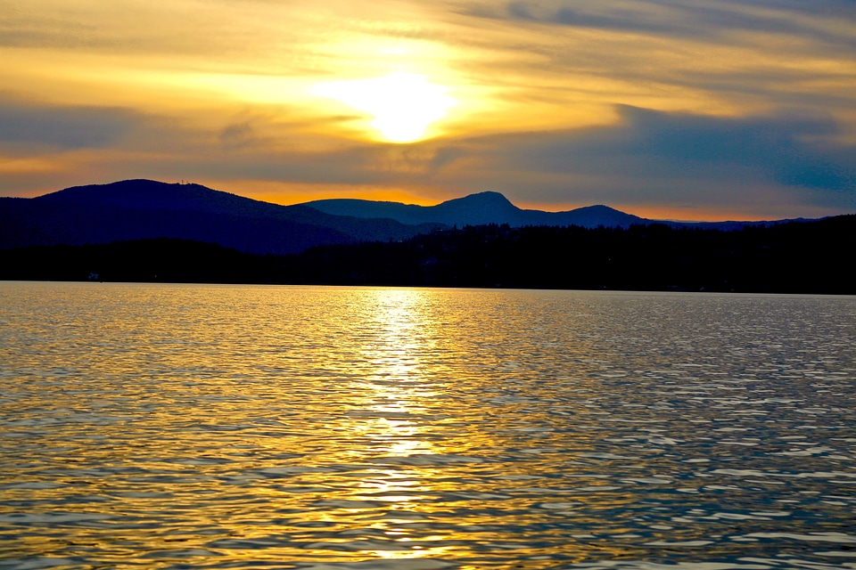 Sunset over Vancouver Bay