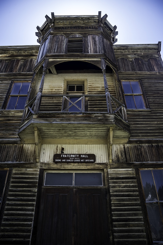 Fraternity Hall in Elkhorn, Montana