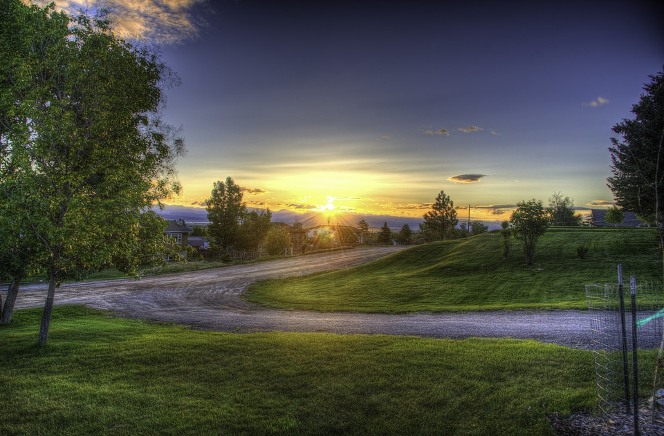 Sunrise over the Horizon in Helena