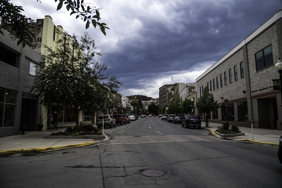 Storm clouds over Helena