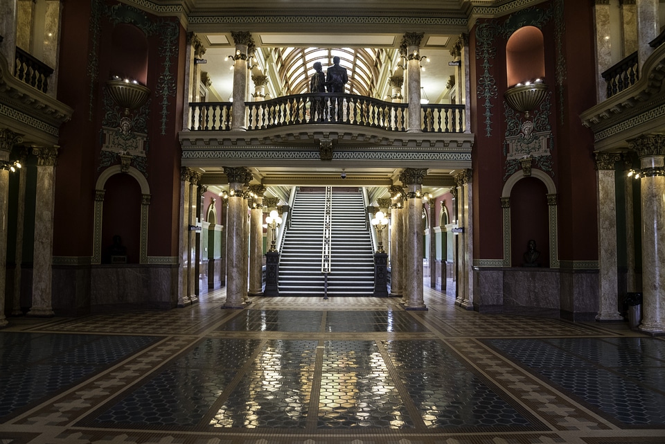 Main Hall in the Capital building in Helena photo