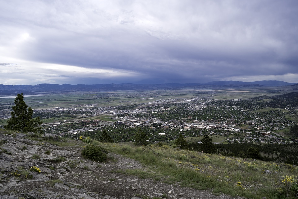 Overlook on Helena from the top of the Mountain