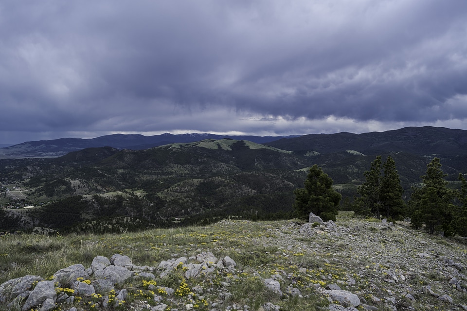 Hilltops view from the top of Mount Helena