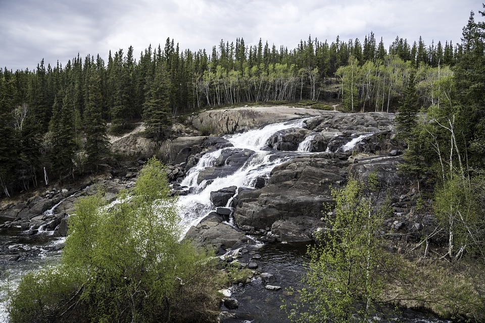 Fuller View of Cameron Falls on the Ingraham Trail