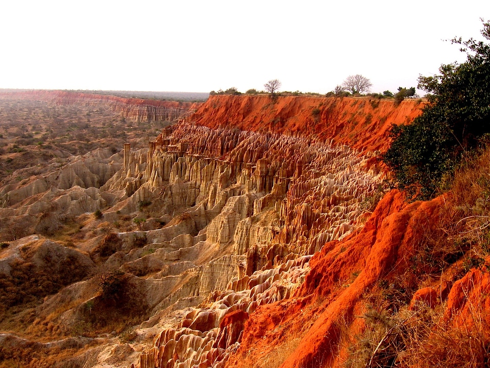 Cliffs outcrops formations