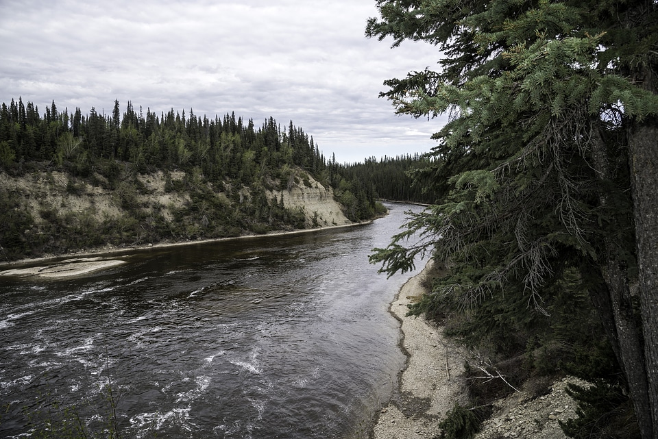 Landscape Scenery of the Kakisa River
