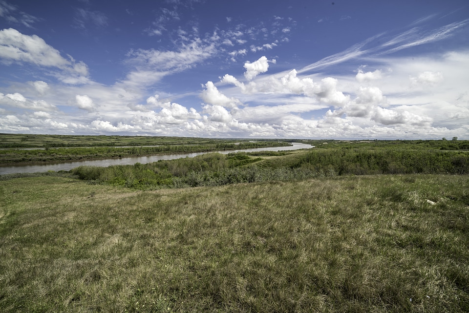 Saskatchewan River Cutting through the landscape