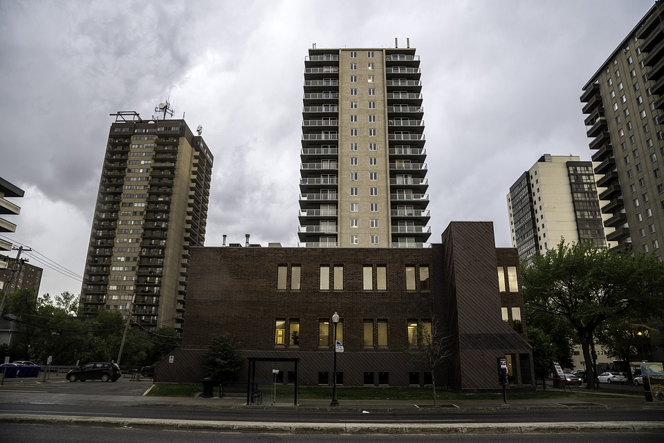 Tower in downtown Saskatoon