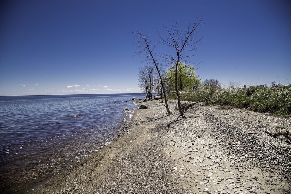 Shoreline of Lake Winnipeg at Hecla Provincial Park
