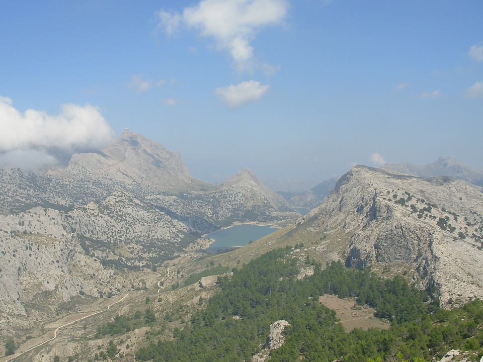 Mallorca view mountain top