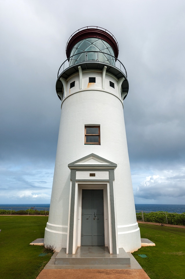 Large Lighthouse Standing Under the Sky