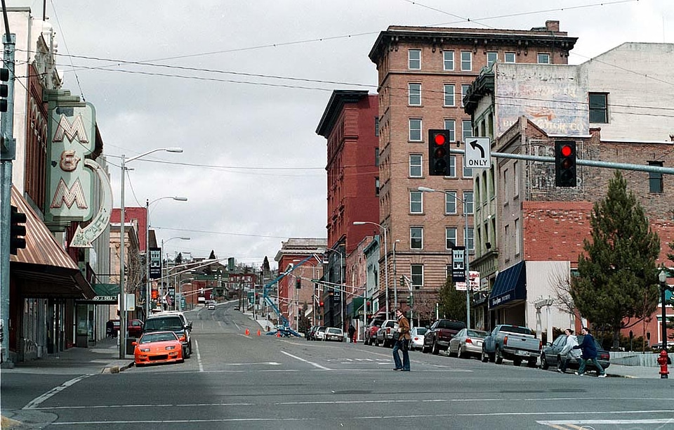 Uptown Butte Streeet in Montana