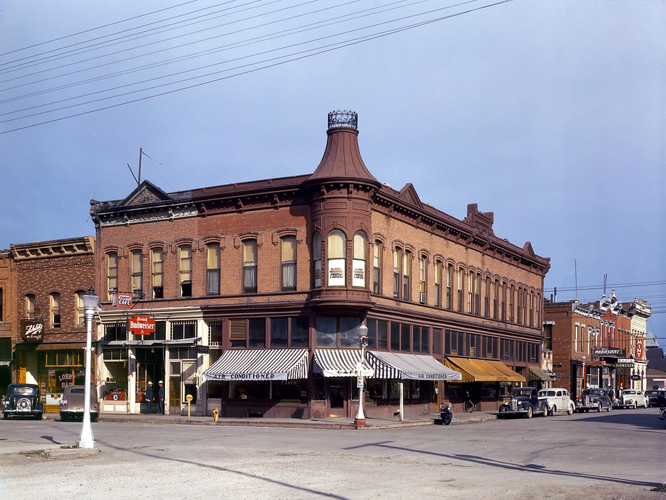 Corner Building in the Town of Dillon, Montana