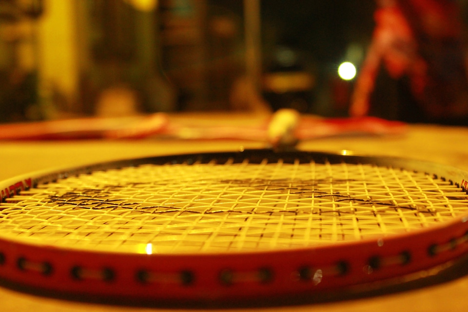 Closeup of Tennis Racket