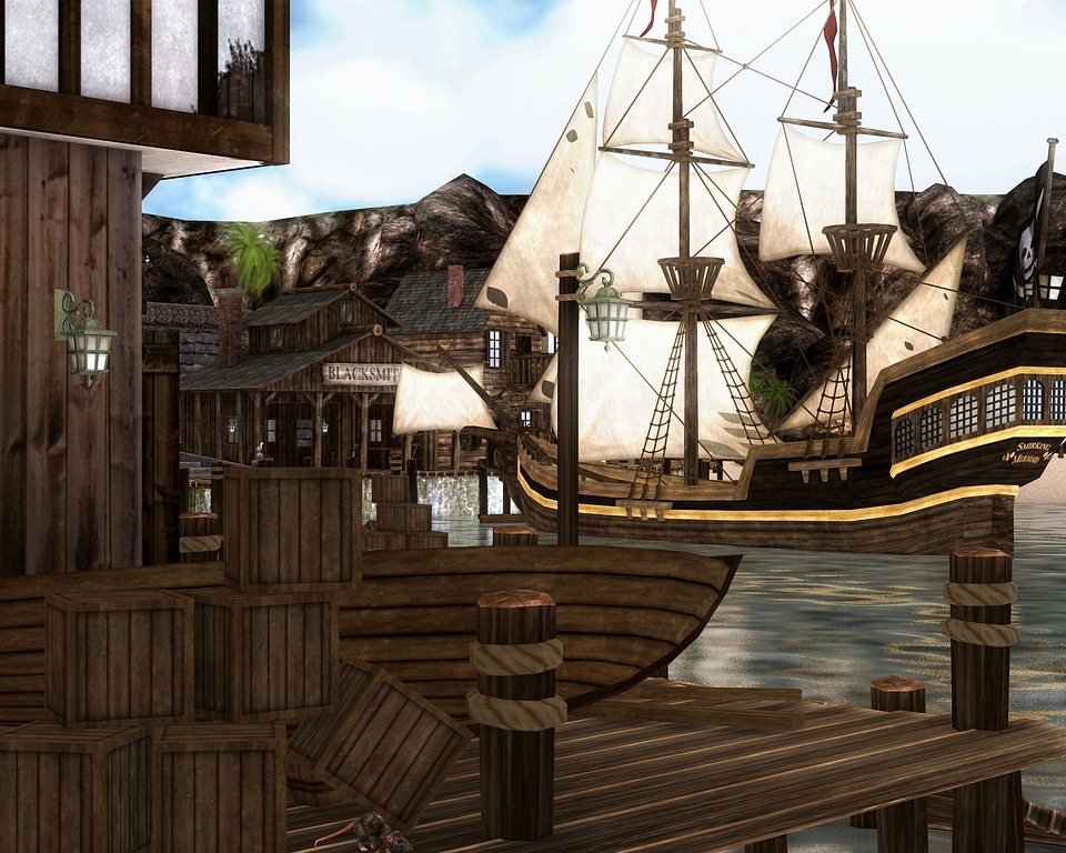 Pirate Town and Pirate Ship