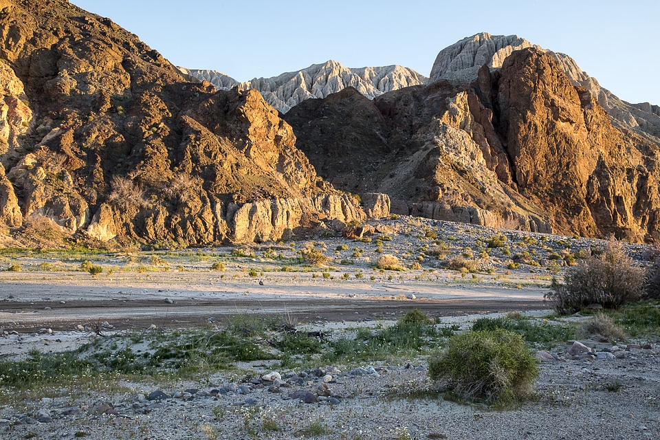 Scenic View of Afton Canyon in the Mojave Desert photo