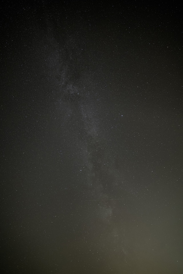 Milky Way in the night sky over Horicon Marsh