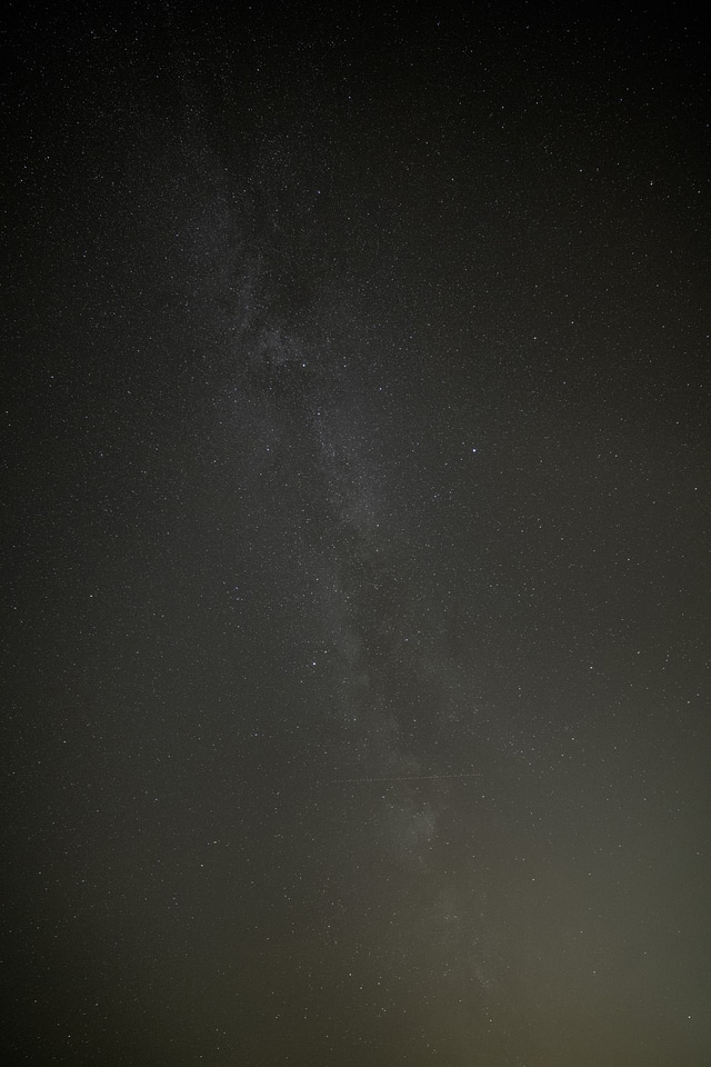 Milky Way in the night sky over Horicon Marsh photo