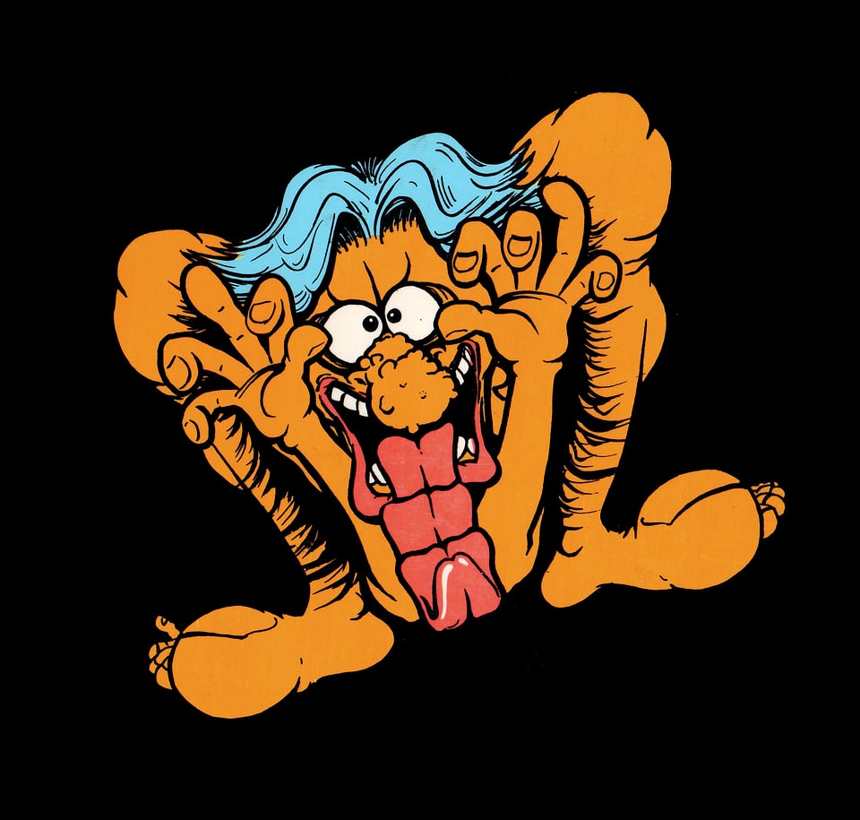 Goofy Orange Monster