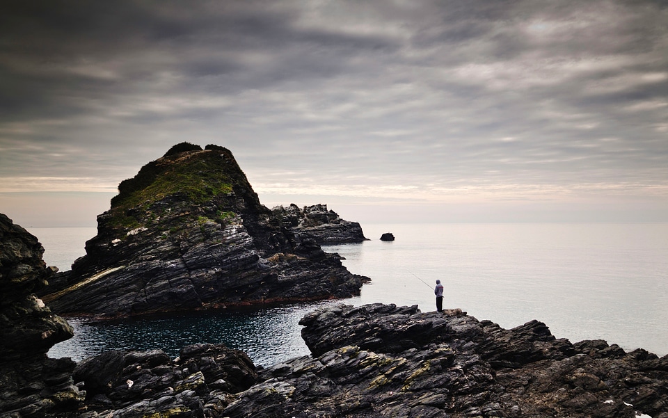 Rocky Coastline in Almunecar, Spain