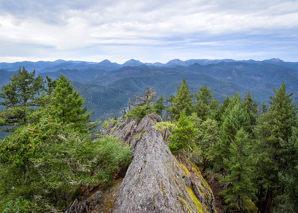 View from Acker Rock Lookout in Oregon