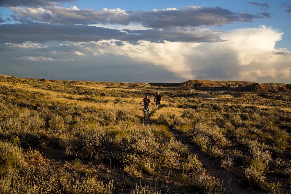 Mountain Biking on the McCoy Flats in Utah