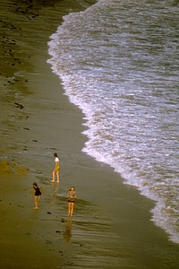 On the beach at Acadia National Park, Maine photo