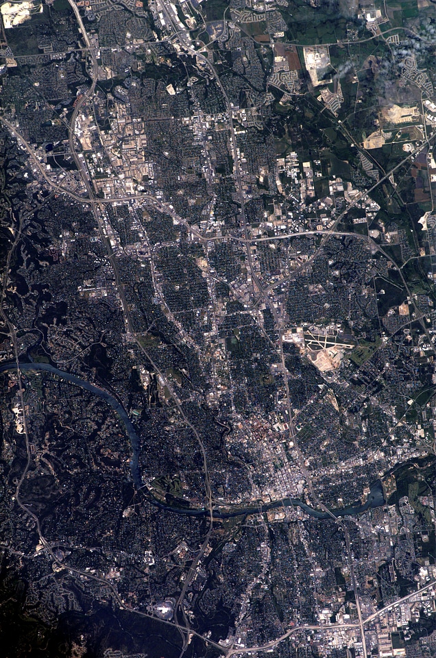 Austin, Texas from the International Space Station photo