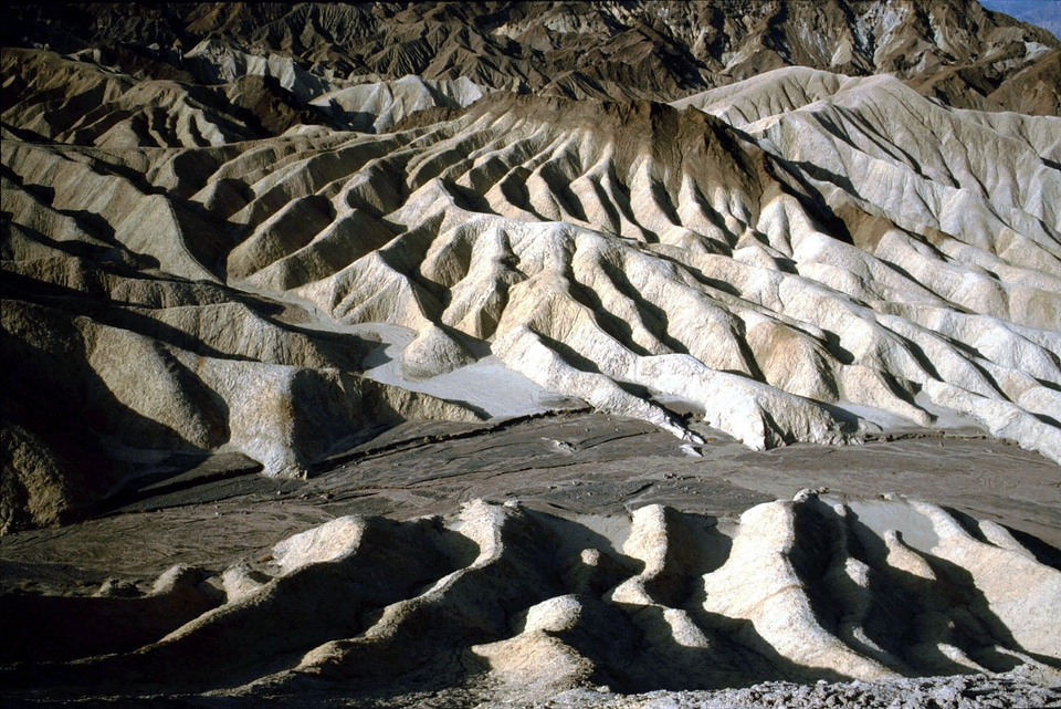 Gover Gulch Badlands at Death Valley National Park, Nevada photo